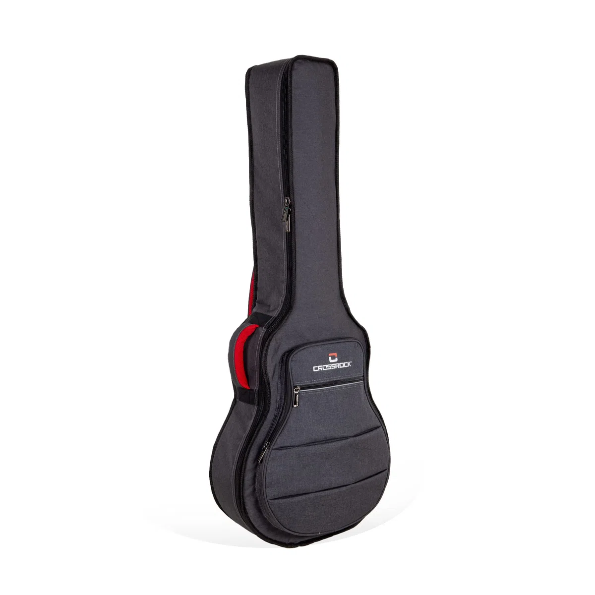 Crossrock Gitarren-Rucksacktasche, 10 mm gepolstert, für 40,6 cm Archtop-, Hollow-Body- und Jazz-E-Gitarren, leicht, passend für Gretsch, Ibanez, Epiphone, Gibson ES Series (CRSG107SADG)