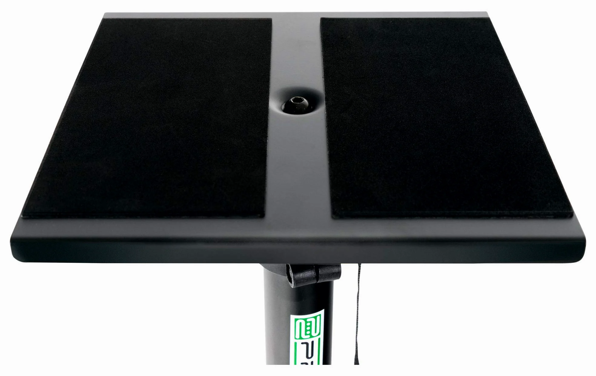 Pronomic SLS-20 Studio Monitor Stativ faltbar - klappbare Füße - höhenverstellbar von 75 cm bis 130 cm - Ablagefläche mit Moosgummistreifen für Monitorboxen oder HiFi-Lautsprecher - schwarz