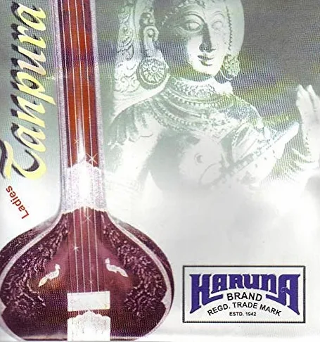 Tanpura, Tambura, String Set, Karuna (Marke, für weibliche Tanpura, 4 Saiten