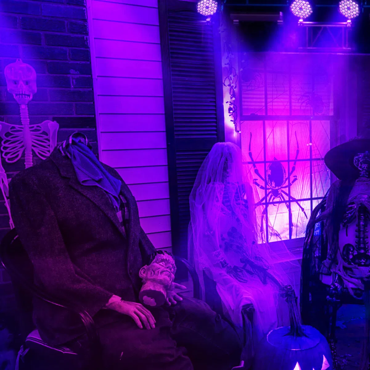 UV Schwarzlicht, Litake 2 Stück 36 LED Discolicht Partylicht Schwarzlicht Par Strahler DMX512 Fernbedienung Musikgesteuert Bühnenbeleuchtung für Party, Bar, Bühne, Weihnachten, Halloween, Hochzeit