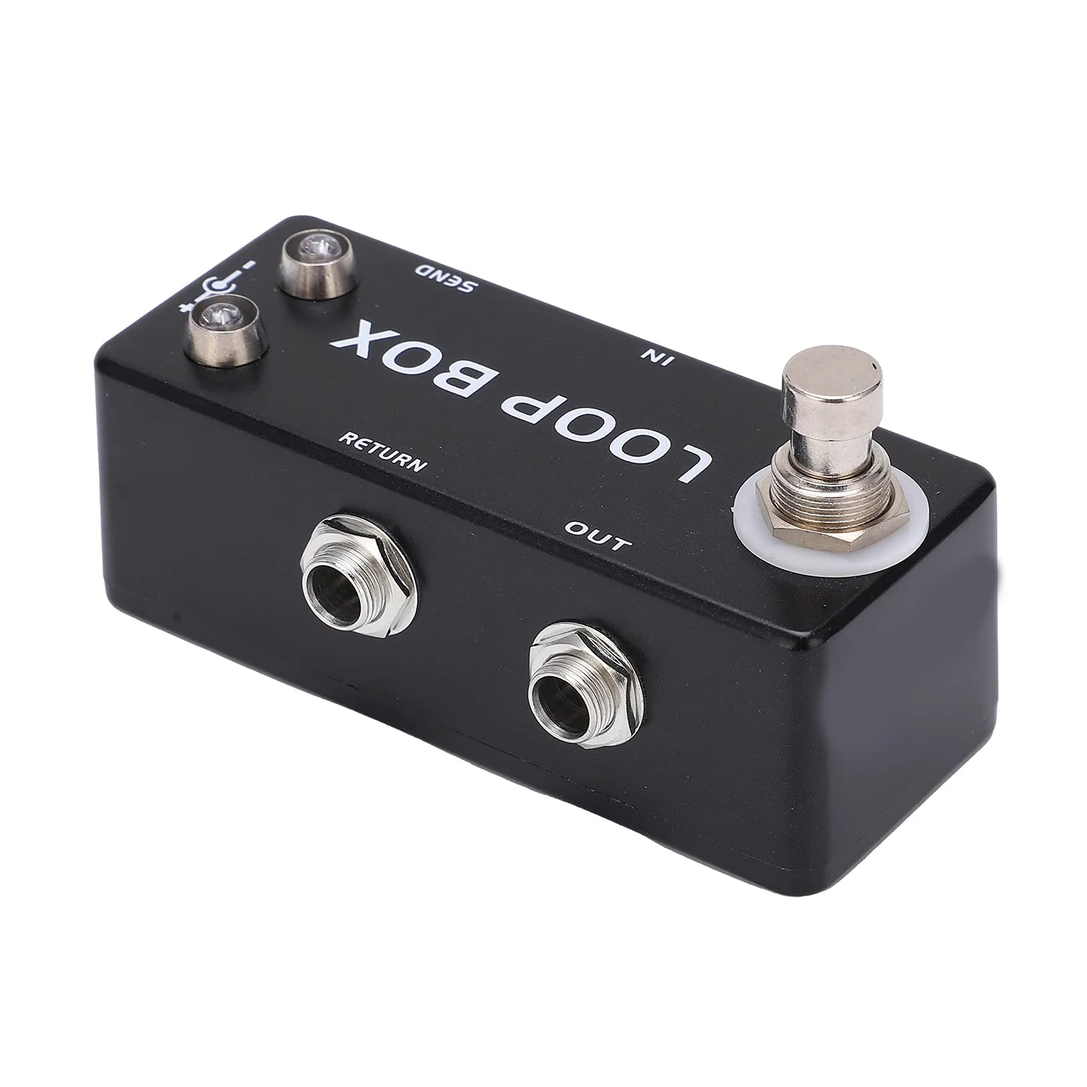 Effect Loop Pedal, Pedals Switcher Routing Selection Robust mit LED-Anzeige für Musikinstrument zum Einstellen