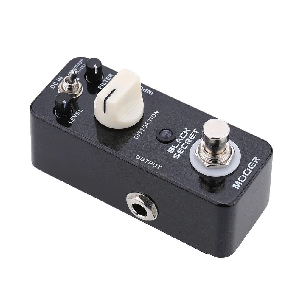 Mooer Secret Distortion Pedal | Verzerrer mit Vintage und Turbo Modus True Bypass