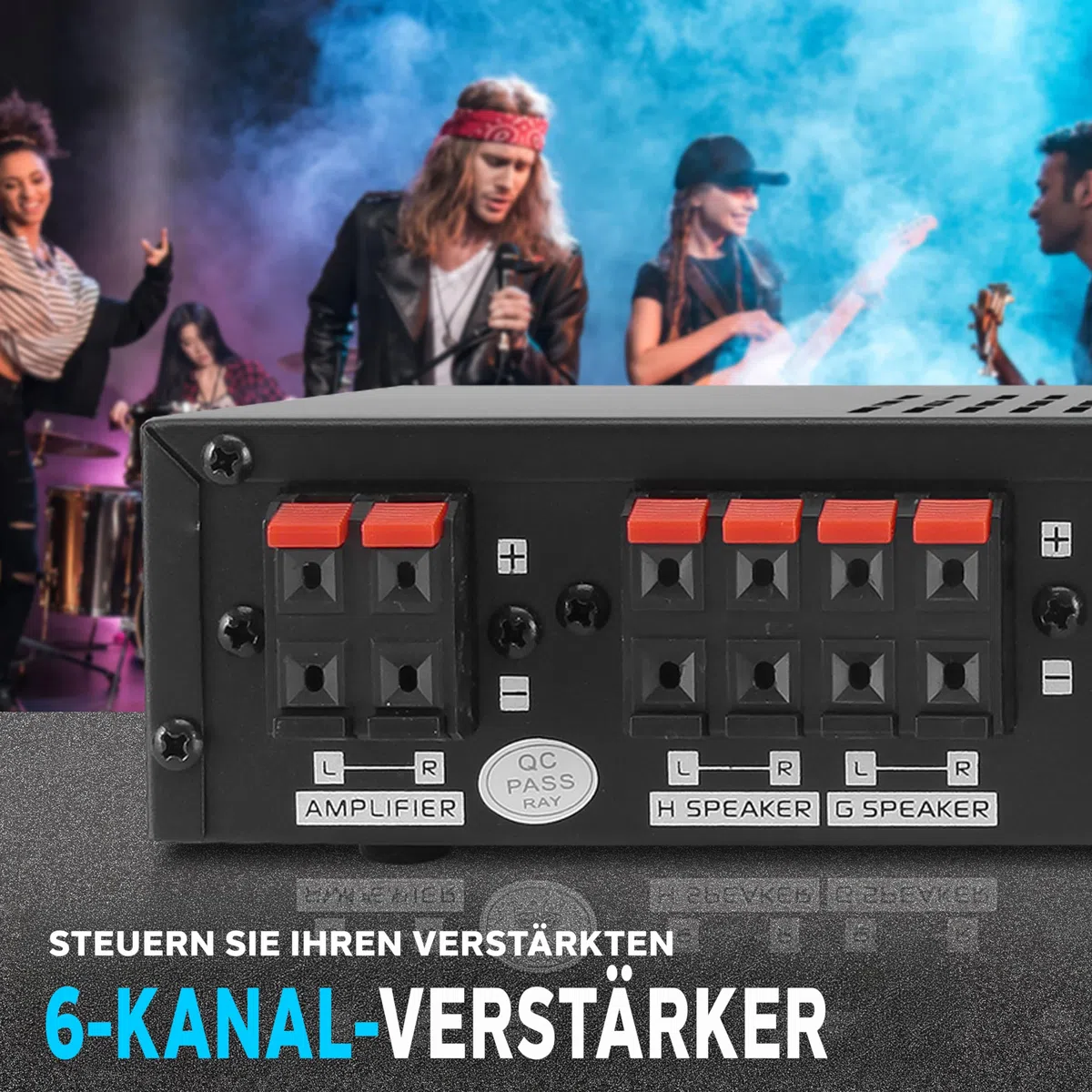 Pyle PSS8 8-Kanal-Hochleistungs-Stereo-Lautsprecher