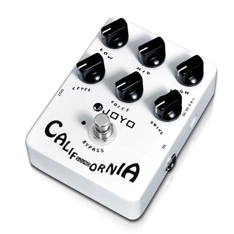 JOYO California Sound Overdrive Distortion Amp Simulator Pedal für Rock-Töne von OD bis Dist (JF-15)