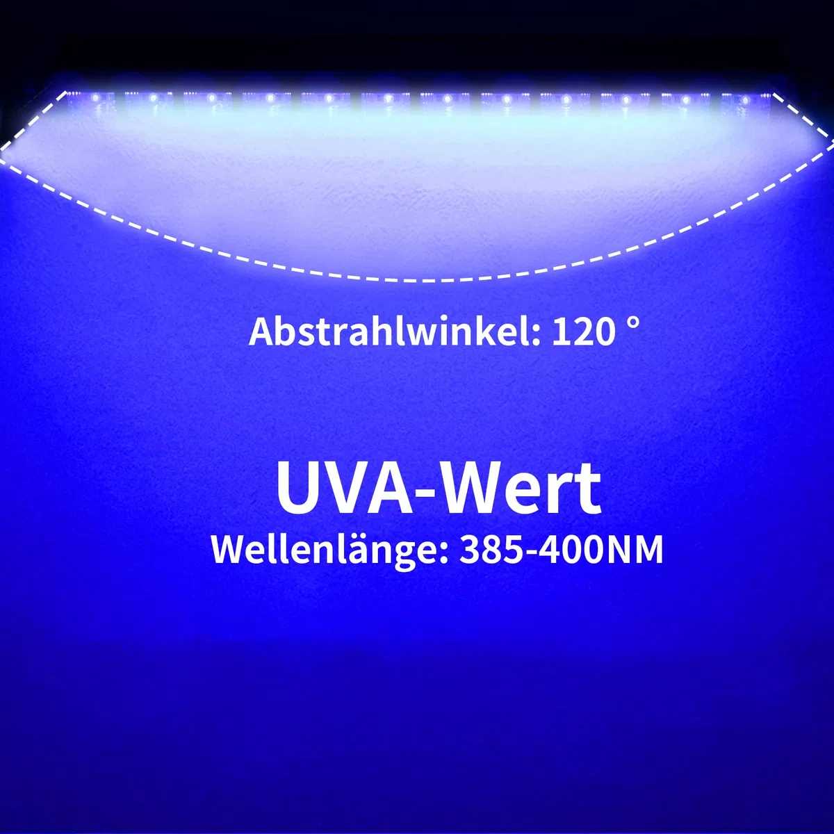 40W UV Schwarzlicht Röhre,40PCS LEDs Bar Zubehör Schwarzlichtlampe mit 1.5M Stromkabel Stecker und Schalter, Aluminium Blacklight für Neonfarbe, Körperfarbe, Halloween, Bühnen, Party Deko