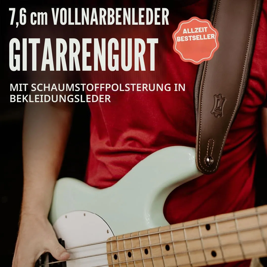Levy's Leathers Amped Series Ledergurt für Gitarre