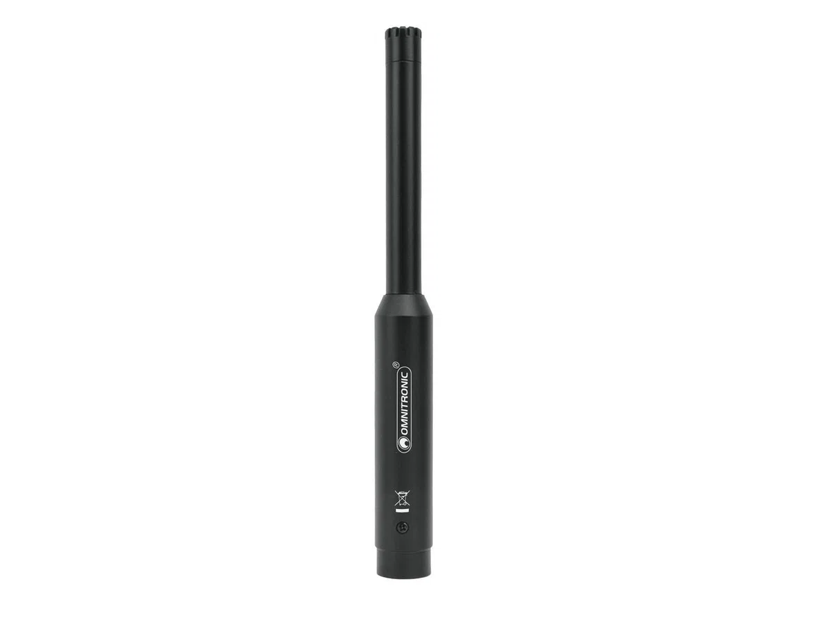 Omnitronic MIC MM-2USB USB-Kondensator-Messmikrofon | Präzises USB-Messmikrofon mit linearem Frequenzgang