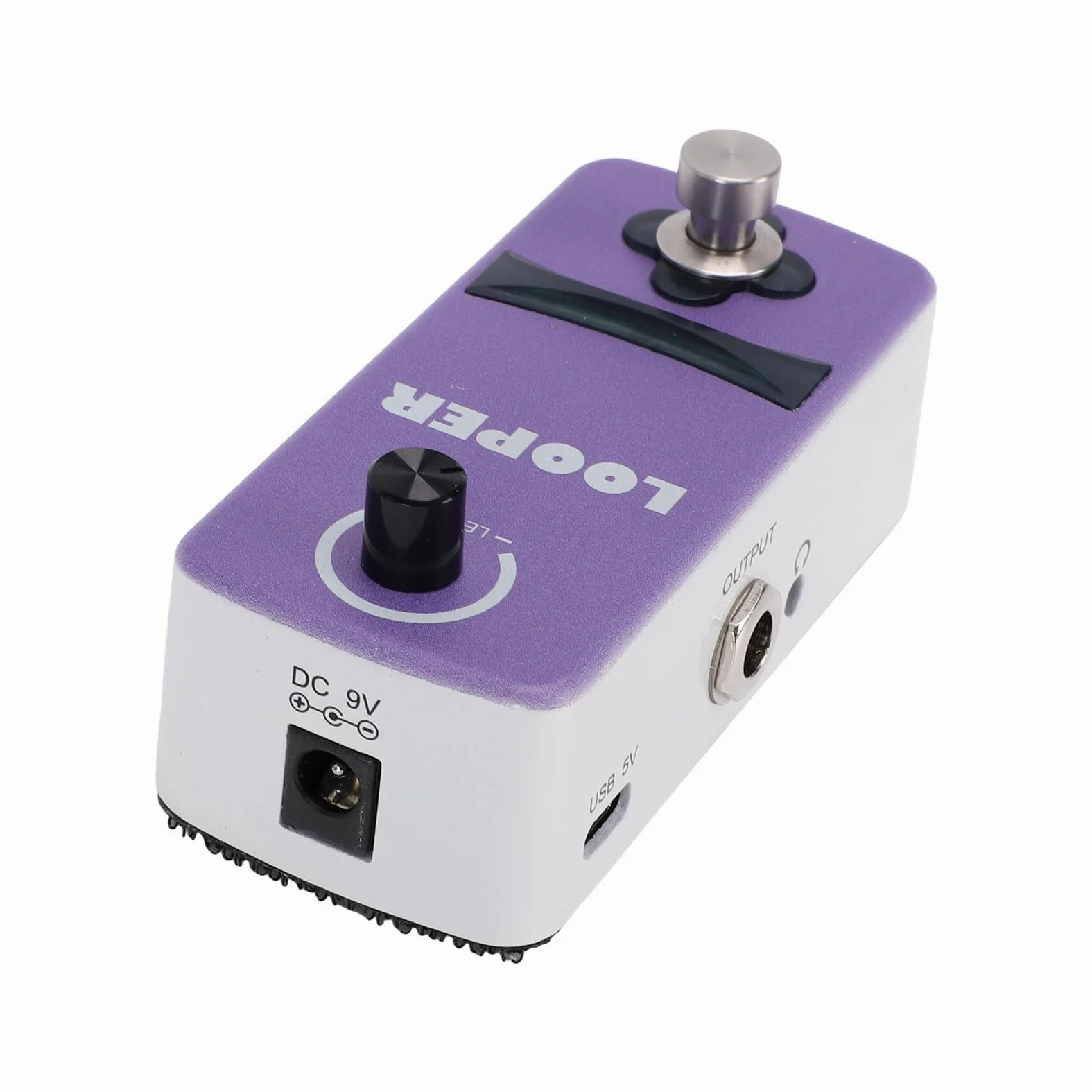 Drfeify Gitarren-Looper-Pedal, Mini-Effektpedal aus Zinklegierung mit 12-minütiger Aufnahme für Live-Auftritte und Übungen