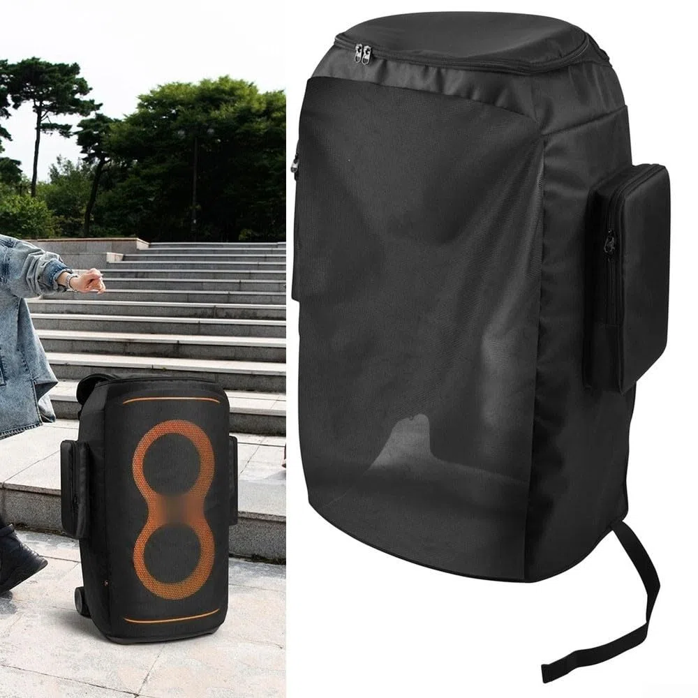 Schutzabdeckung für JBL PartyBox-520 Lautsprecher Doppelschicht Schild, Kratzfeste Staubdichte Shell tragbare Tragtasche, Tragetasche Case Tragbar Tasche Reise Schut-Taschen