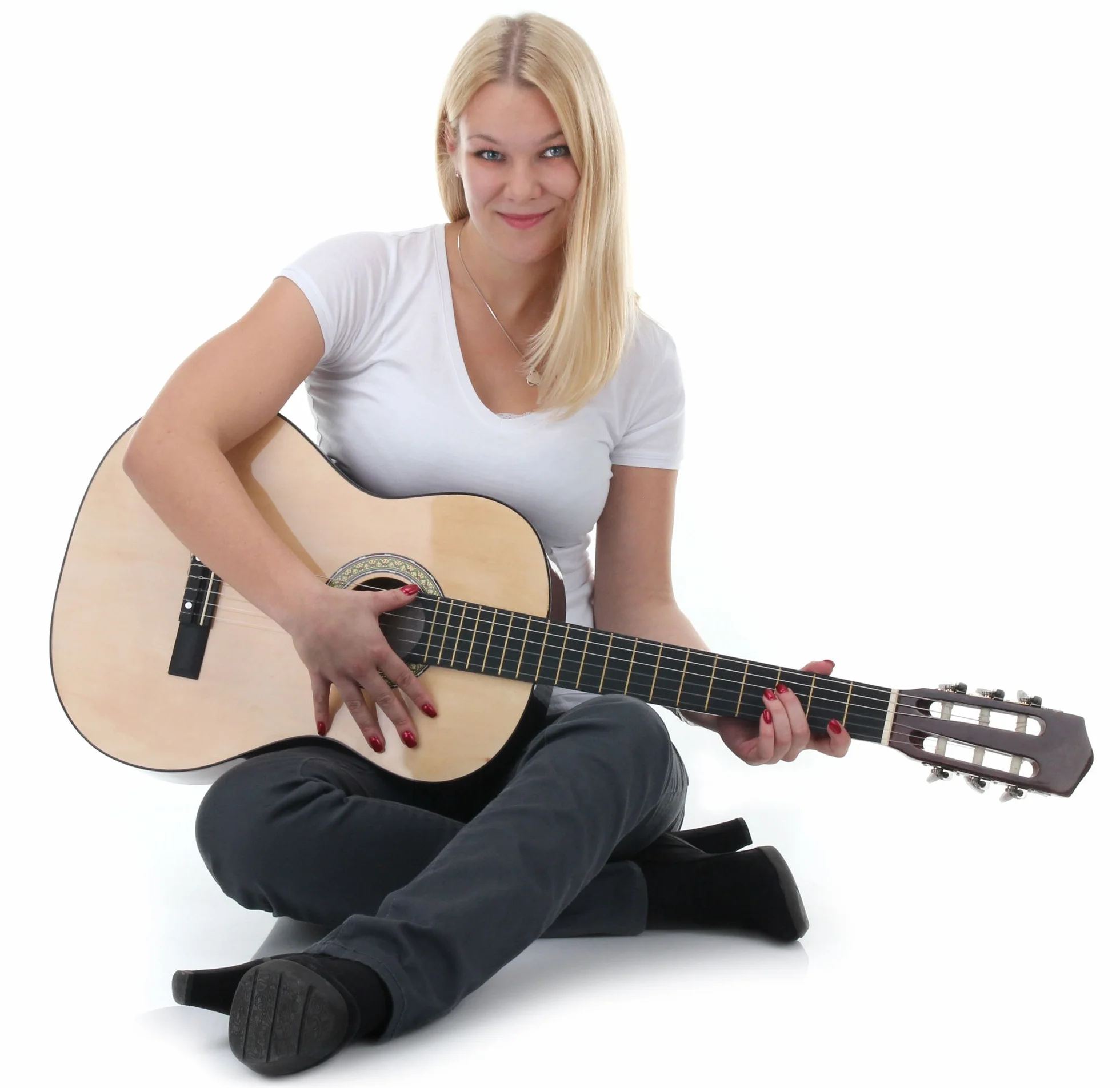 Classic Cantabile AS-851 7/8 Konzertgitarre Starter Set (Komplettes Anfänger Set mit Klassik Gitarre, Gigbag Tasche, Nylonsaiten, Lehrbuch/Schule, 3x Plektren und Stimmpfeife)