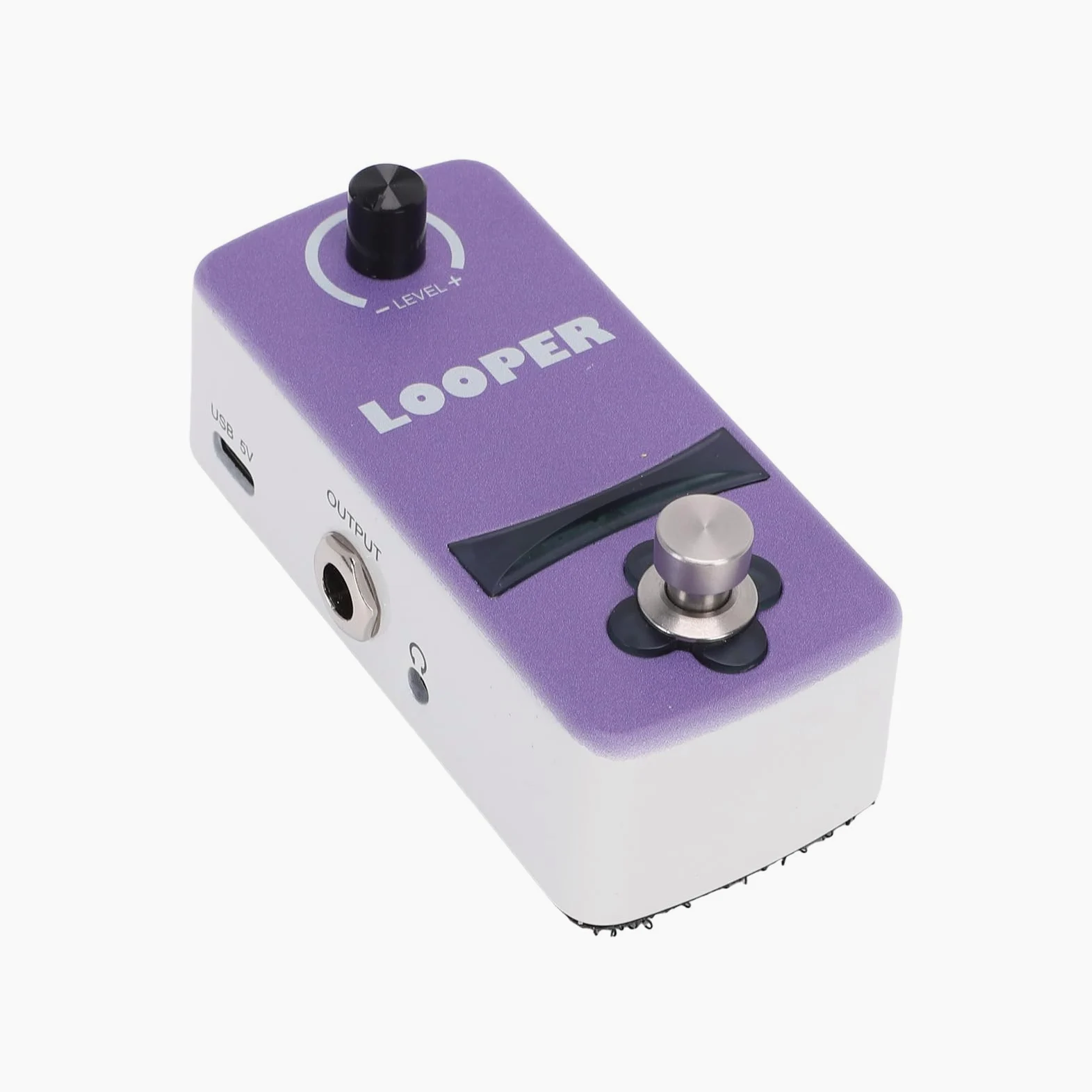 Drfeify Gitarren-Looper-Pedal, Mini-Effektpedal aus Zinklegierung mit 12-minütiger Aufnahme für Live-Auftritte und Übungen