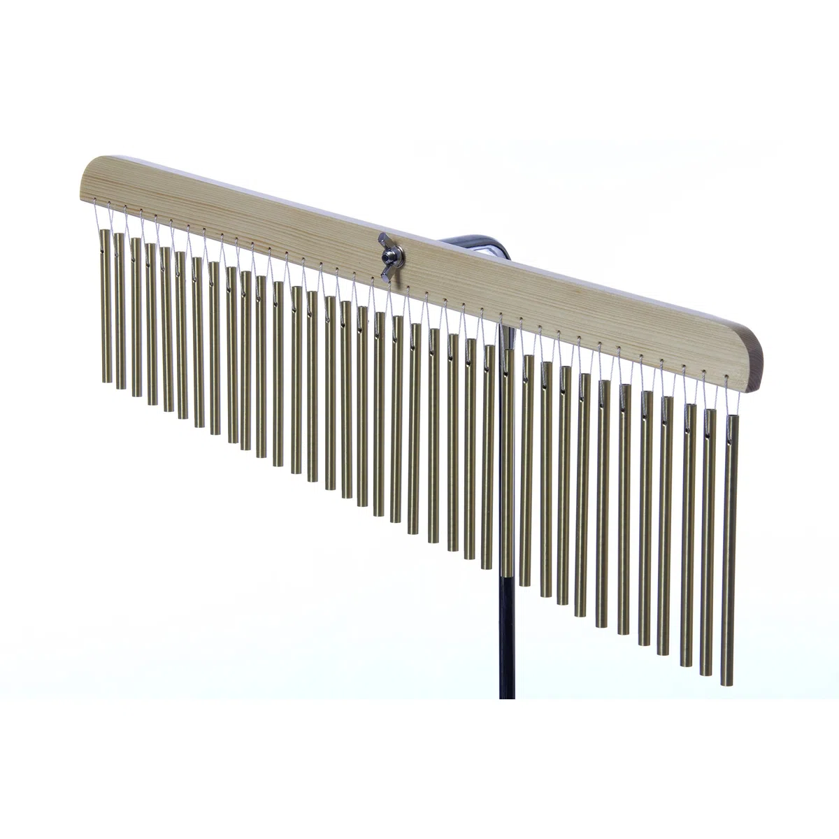 Fame Chimes 36, Messing-Stäbe, Höhenverstellbarer Ständer, Naturfarben, Montierbar, Ideal für Einsteiger und Musikschulen, Percussion Instrument