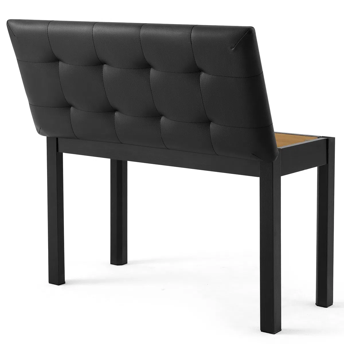 MUSTAR Pianobank mit Stauraum, 74cm Großer Sitz Massivholz Keyboard Bench, Digital Piano Stool aus Weichem Kunstleder, Schwarz