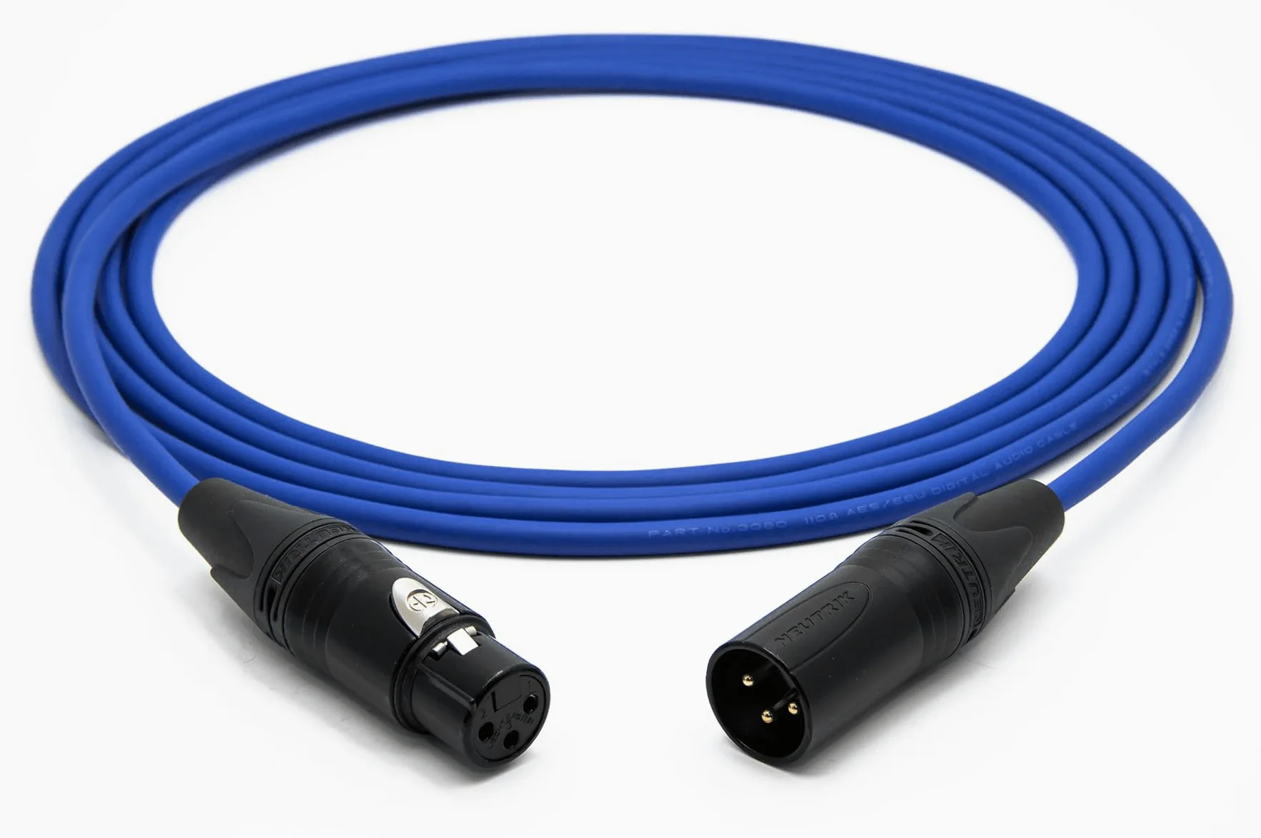 enoaudio Mogami 3080 AES/EBU Digital Kabel 110 Ohm | Neutrik Gold XLR female - XLR male | HiFi, 0,5 m