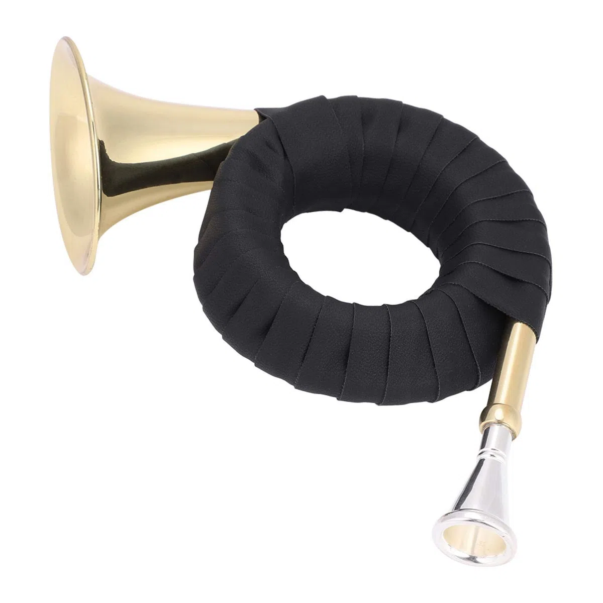 Mini Jagdhorn, Qualität Pu Garantiert Reinton Leichtes Qualitäts Messing Bb Jagdhorn, für Lernende Spieler Musiker Musikliebhaber