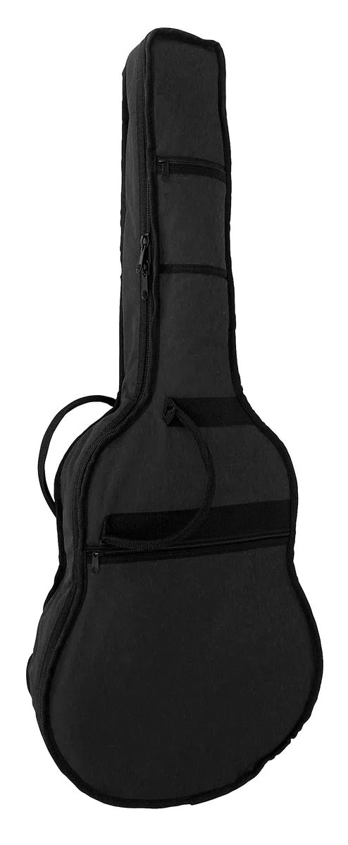 4/4 WESTERNGITARRE MIT CUTAWAY - SET - AKUSTIKGITARRE - SCHWARZ - STAHLSAITEN - LINDENHOLZ - TASCHE - STIMMGERÄT