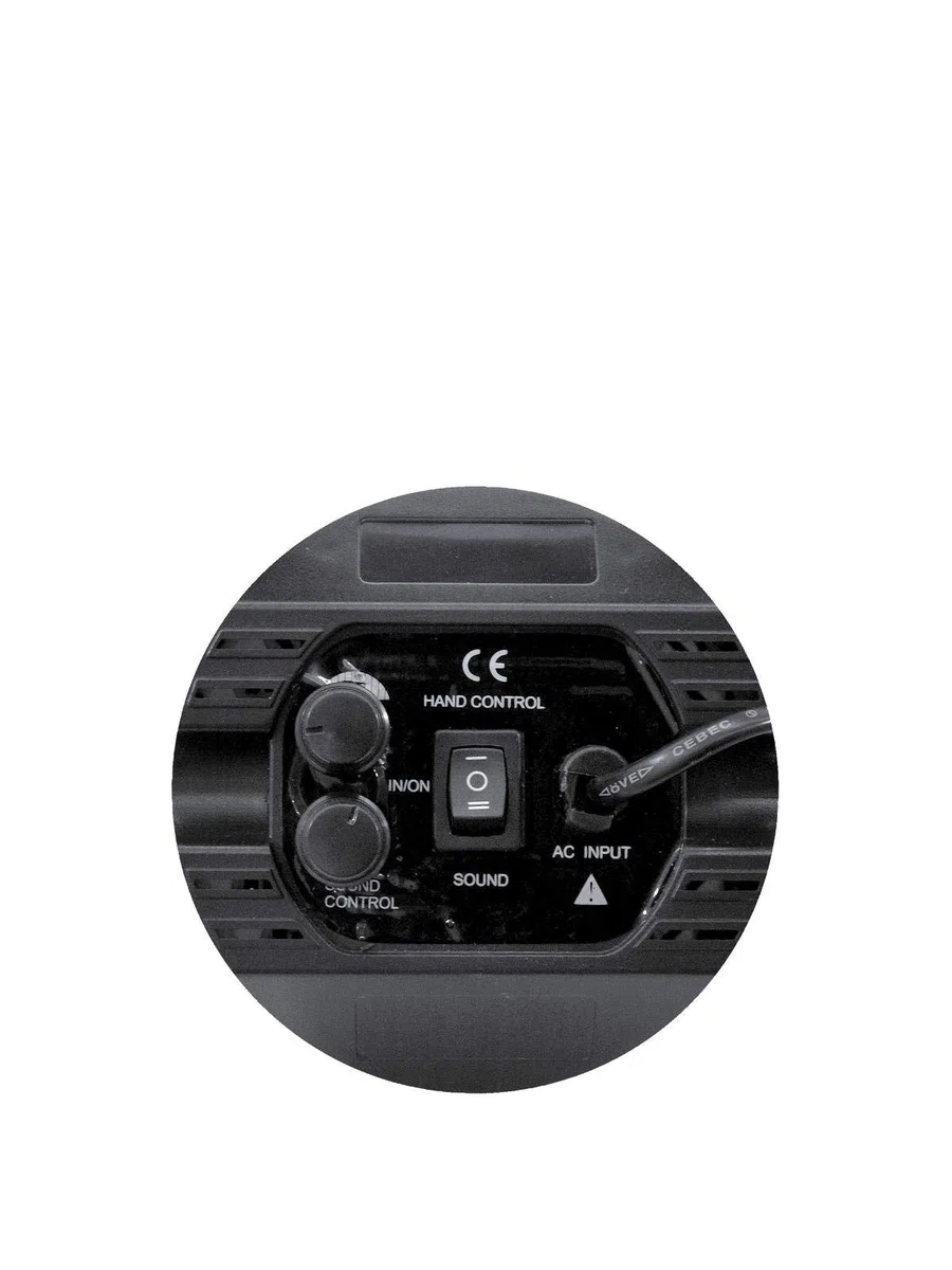 EUROLITE LED Techno Strobe 250 Sound | Kompaktes Stroboskop mit 74 x 10-mm-LED und einstellbarer Blitzfrequenz
