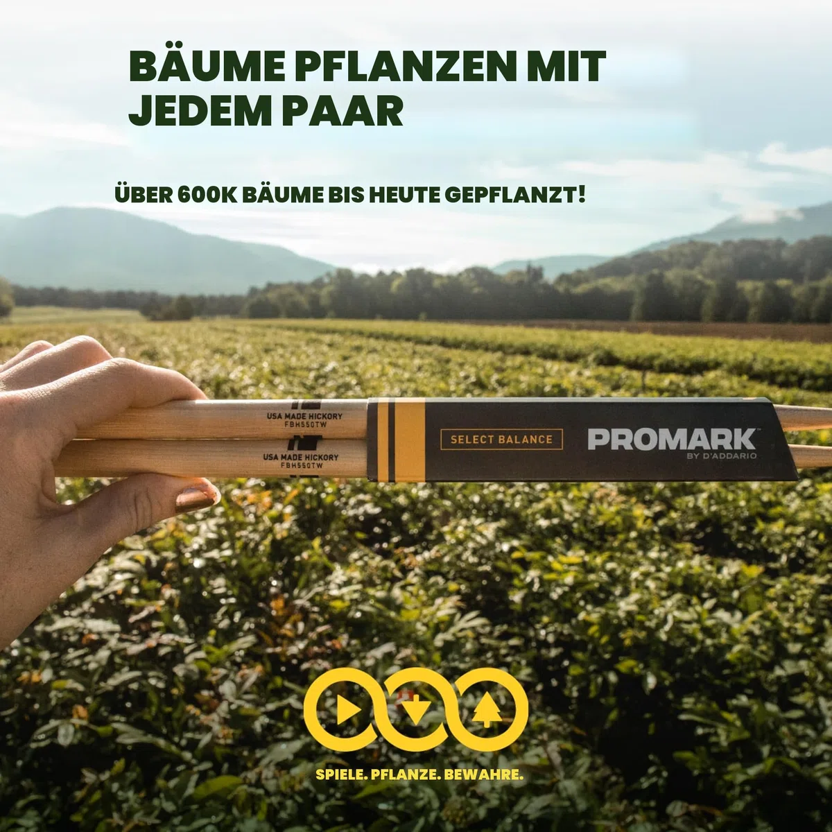 ProMark Schlagzeug Sticks - Rebound 5B Drum Sticks - FireGrain - Hinten gewichtetes Gefühl - Lackierung, Eichel-Tipp, Hickoryholz - 3 Paare of Rebound 5B + 1 Paar of FireGrain 5B