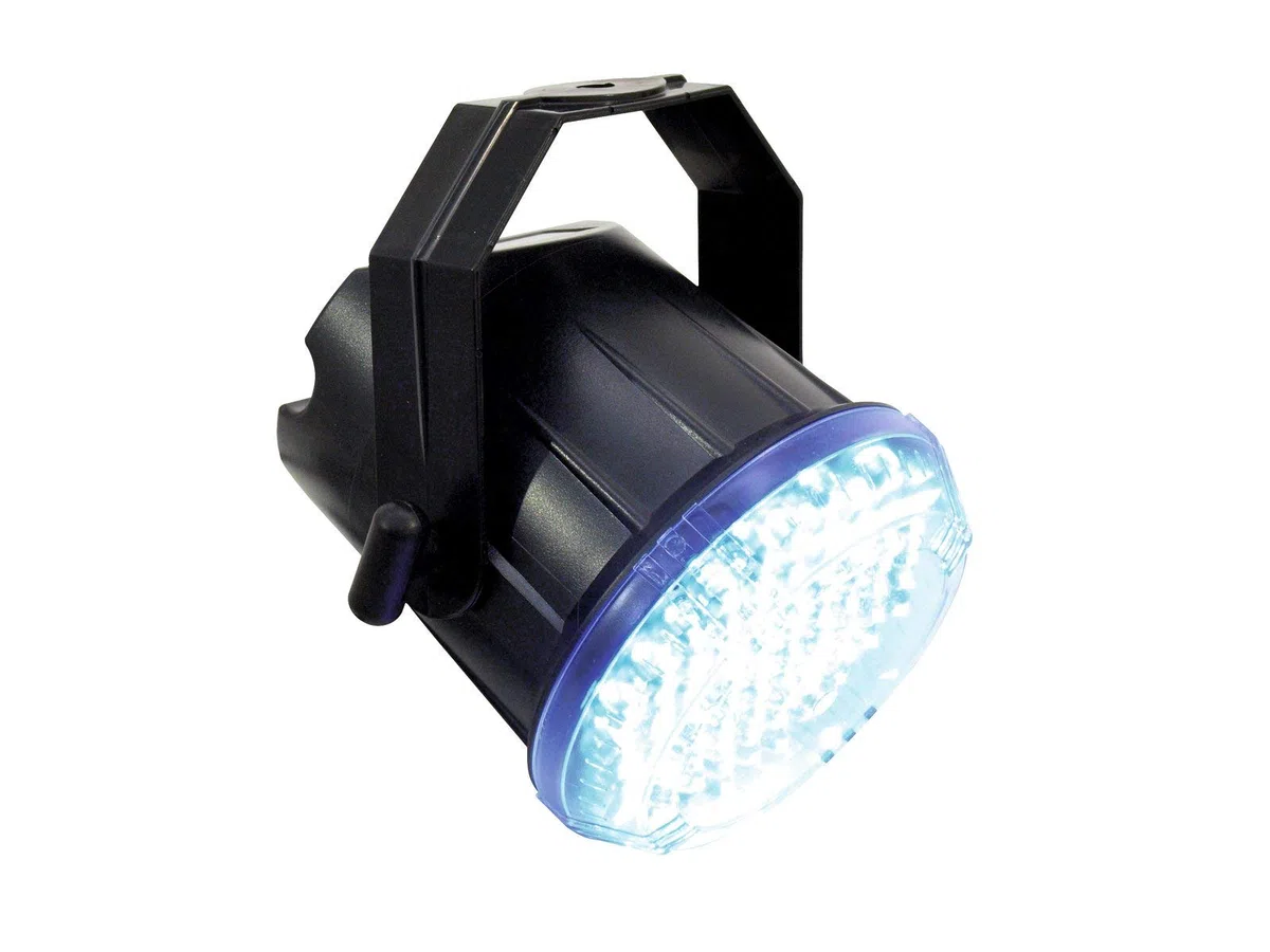EUROLITE LED Techno Strobe 250 Sound | Kompaktes Stroboskop mit 74 x 10-mm-LED und einstellbarer Blitzfrequenz