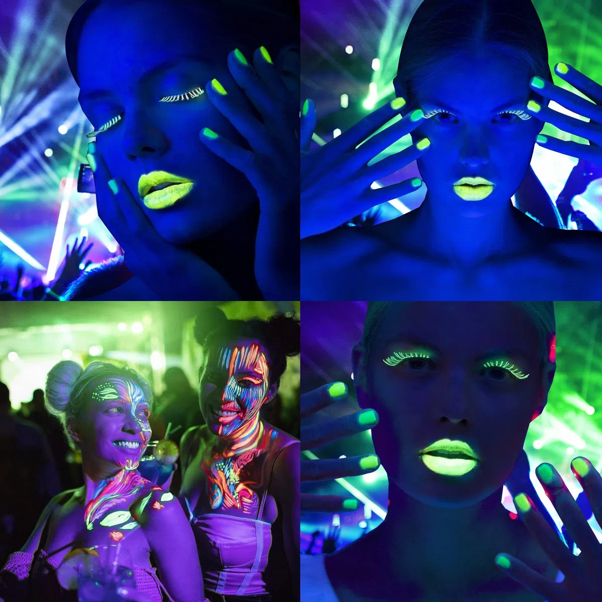 40W UV Schwarzlicht Röhre,40PCS LEDs Bar Zubehör Schwarzlichtlampe mit 1.5M Stromkabel Stecker und Schalter, Aluminium Blacklight für Neonfarbe, Körperfarbe, Halloween, Bühnen, Party Deko