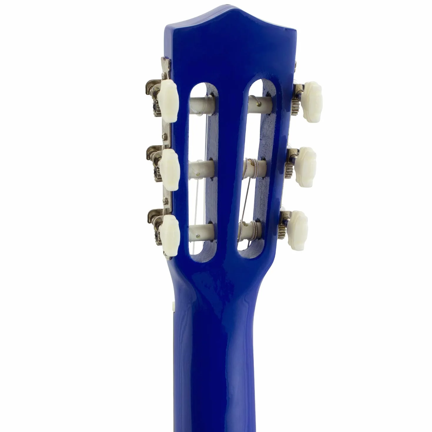 TIGER CLG6-BL Klassische Gitarre für Anfänger, 1/2 Größe, im Set - inklusive Gigbag, Ersatz-Nylonsaiten und Gitarrenpick - Blau