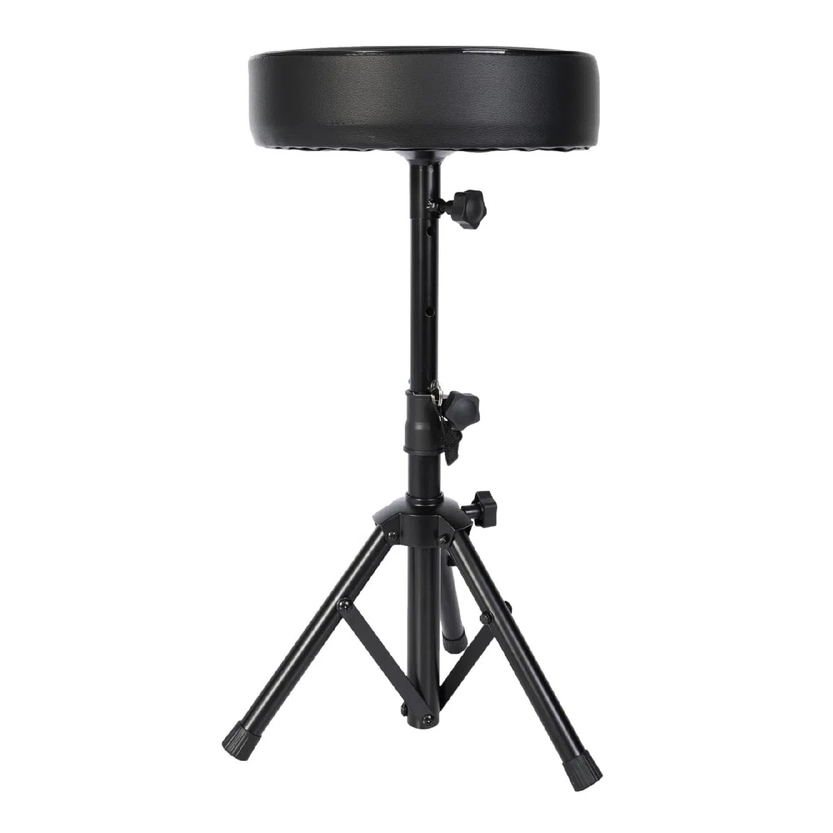 SKR01 - Ibiza - runder Hocker mit einstellbarer Höhe Simi Leder, ideal für Klavier, Schlagzeug usw.