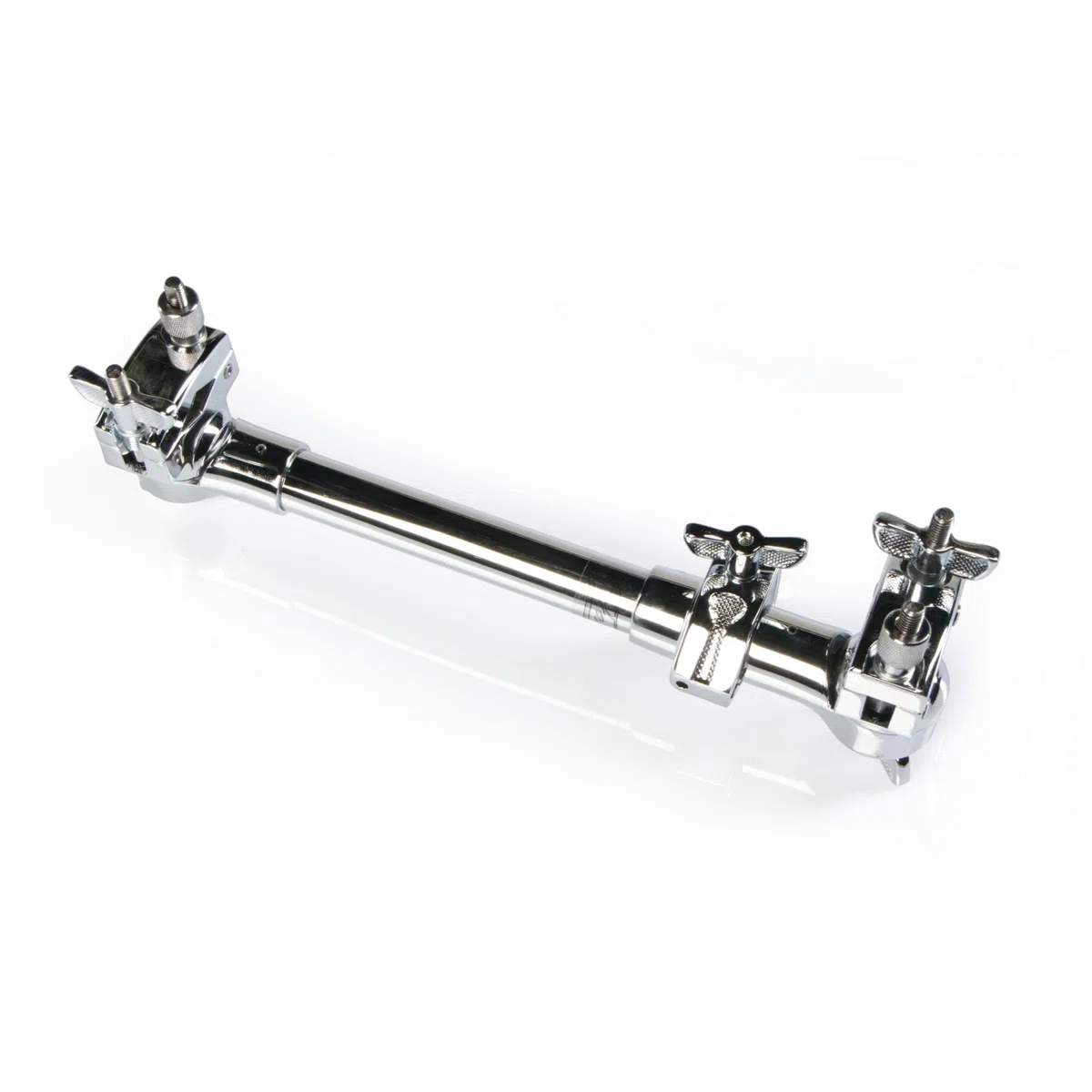 Professionelle Drum Multiclamp, 30-55 cm ausziehbar, drehbare Klammern, ergonomische Flügelschrauben, robuster Stahl, für alle Stative, flexibles Design