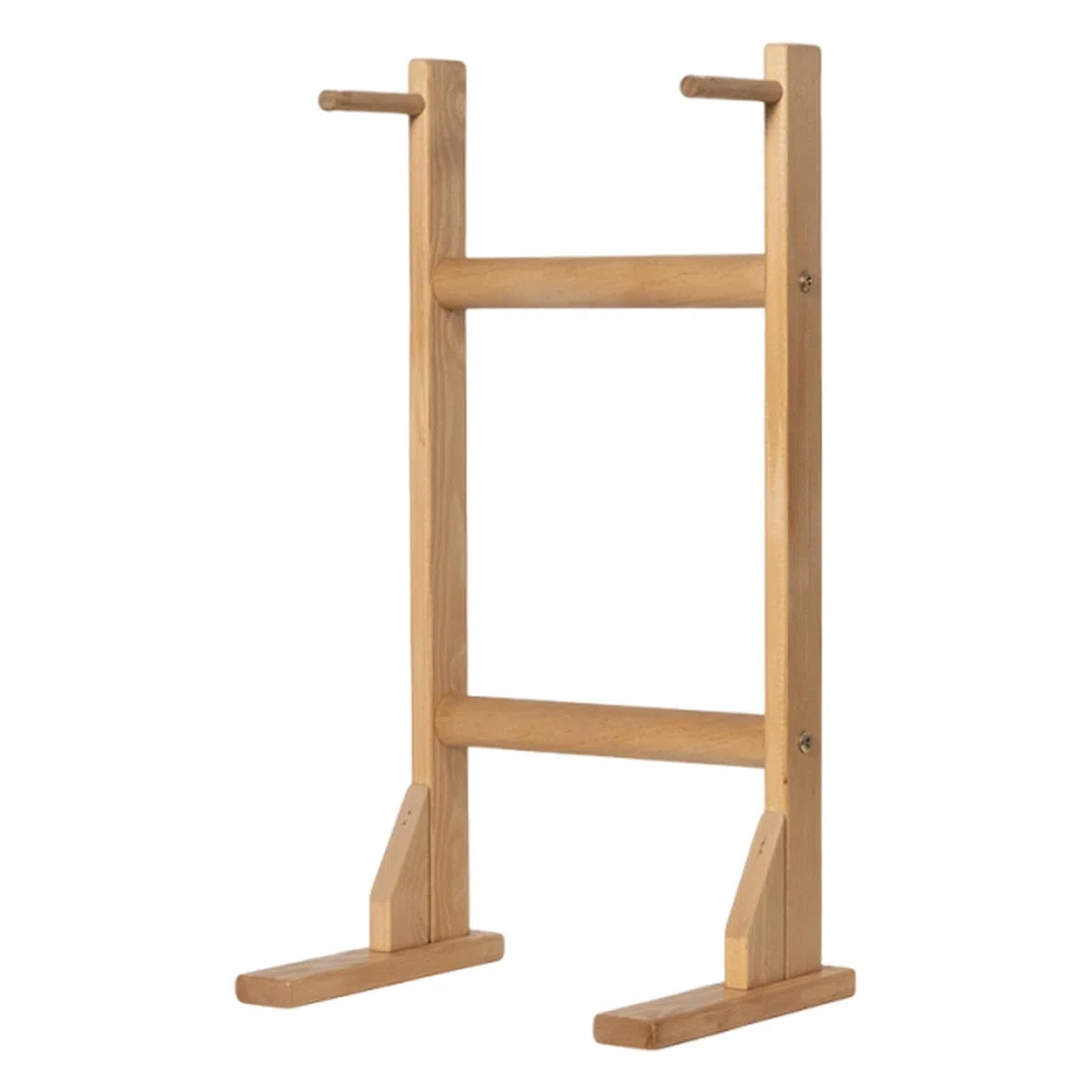 Gongständer Aus Holz für Gongs bis 40 Cm (15,75 Zoll), Vielseitig Einsetzbar, Tragbar, Als Präsentationsständer Oder Windspielständer für Schreibtisch