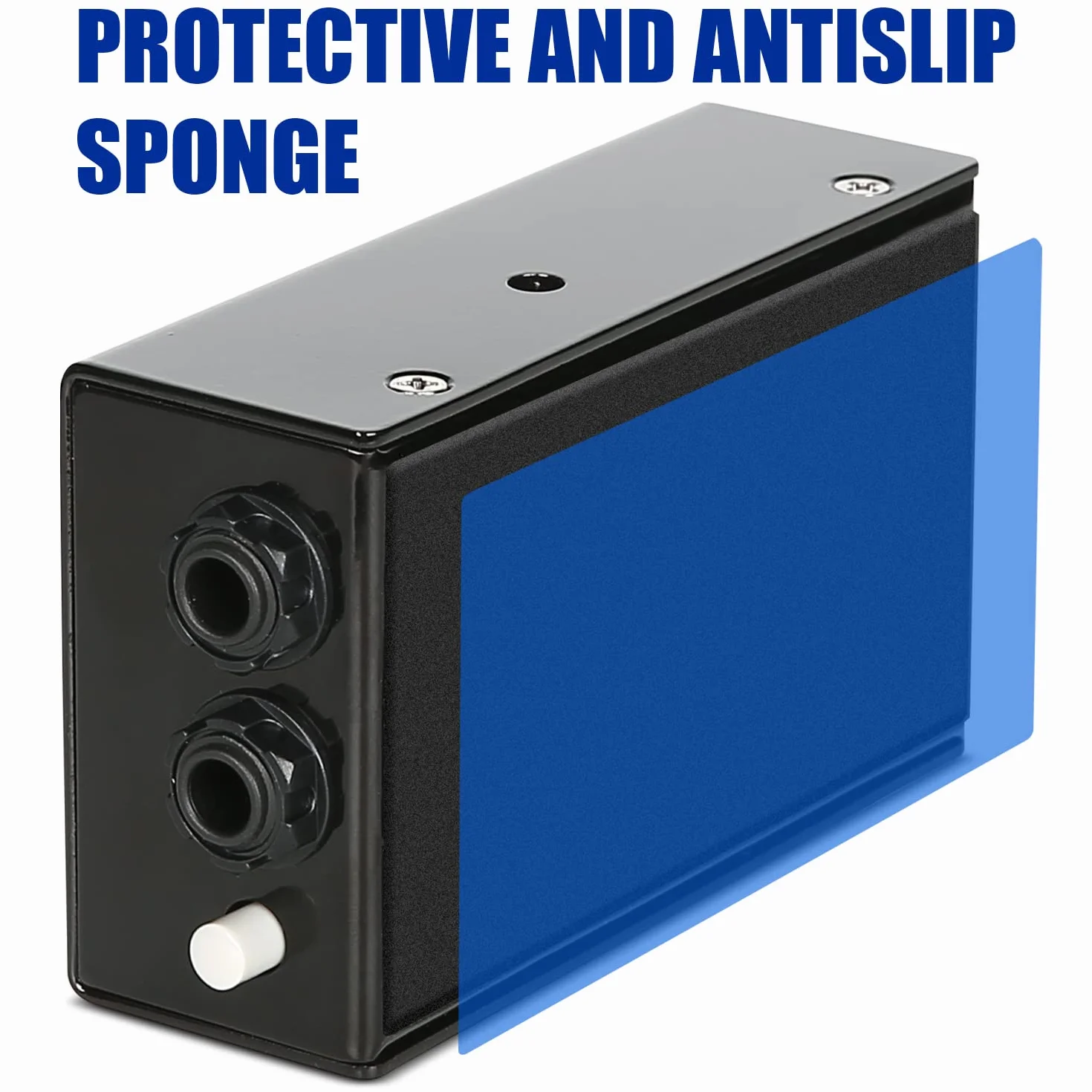 SGPRO Active Direct Box, DI-Box zur Aufnahme von Signalen für Musikinstrumente wie Gitarre und Bassgitarre Live oder Studio, 6,35 mm auf XLR, Ground Lift 48 V Phantomspeisung, kompakte Einheit