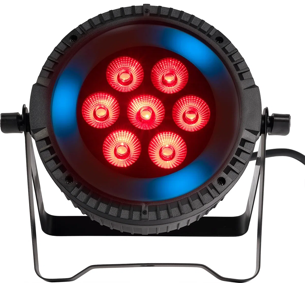 Algam Lighting PARWASH 76 RING - LED-Wash-Par 7 x 6 W RGBW mit RGB-LED-Ring, IP20