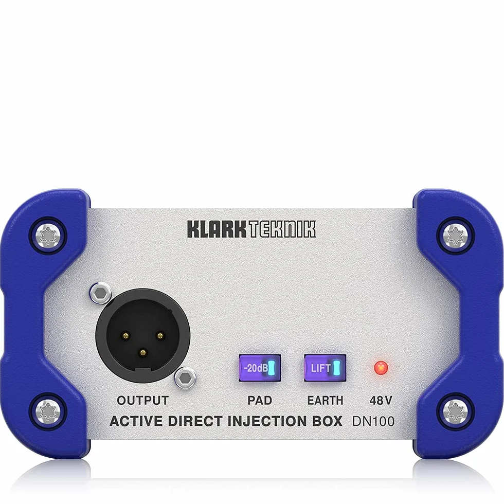 Klark Teknik DN100 V2 Aktive DI-Box mit erweitertem Dynamikbereich