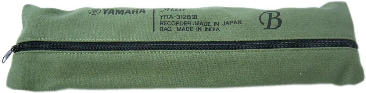 Yamaha B Flache Altblockflöte, Holz, moderner Stil