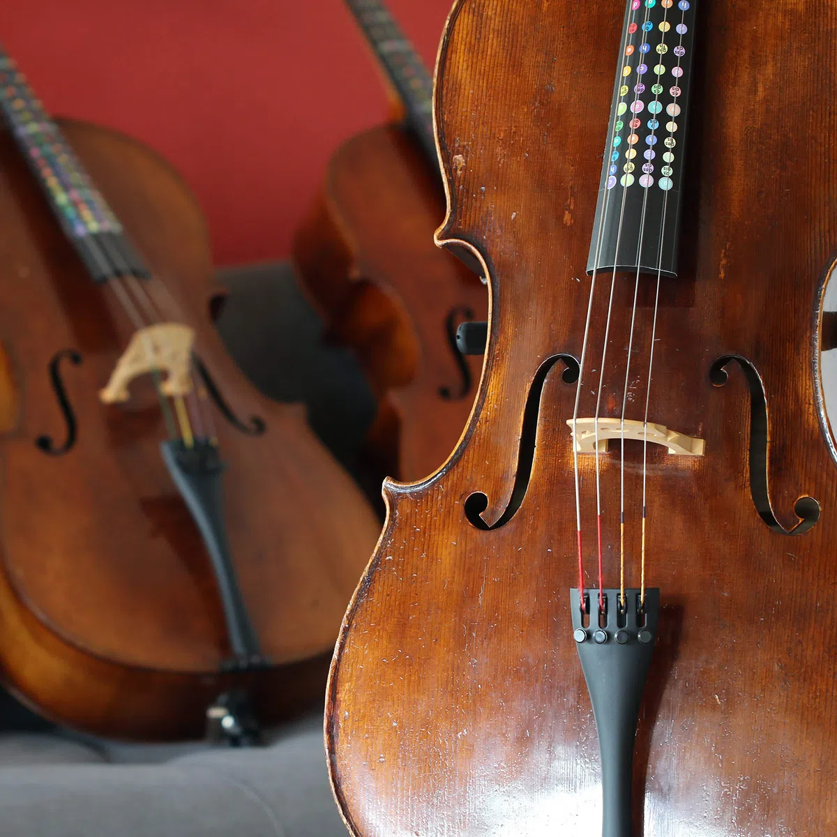 Clever, Folientabelle, Aufkleber, Cello Griffbrettmarkierung, Grifftabelle, Didaktische Lernhilfe (Cello 4/4, 7/8, 3/4, 1/2, 1/4) (690 für 4/4)
