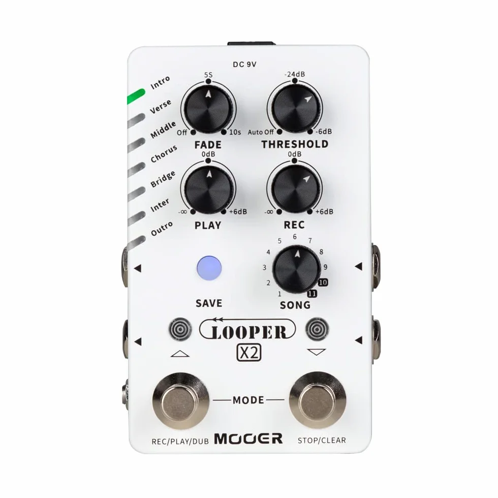 Mooer Looper X2 - Stereo Looper Pedal