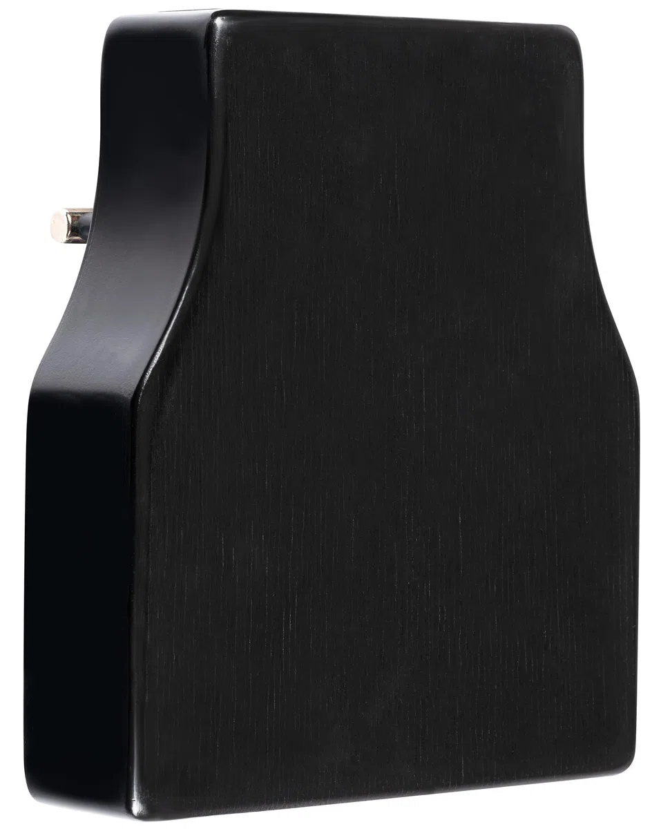 Meinl Percussion Hollow WahWah Kalimba - Daumenklavier mit Schallöffnung für Wah-Wah-Effekt - Stimmung A C C A A F E E B - Siam Eiche, Schwarz (KA9WW-BK)