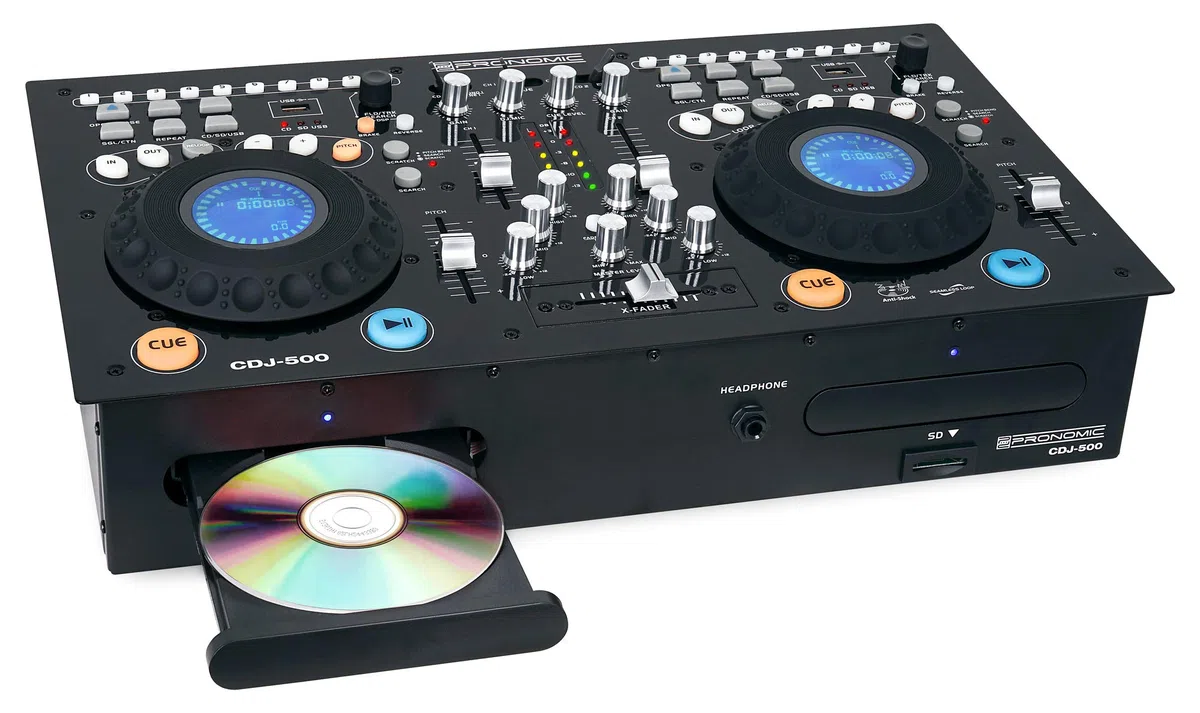 Pronomic CDJ-500 Full-Station Doppel-CD-Player für DJs
