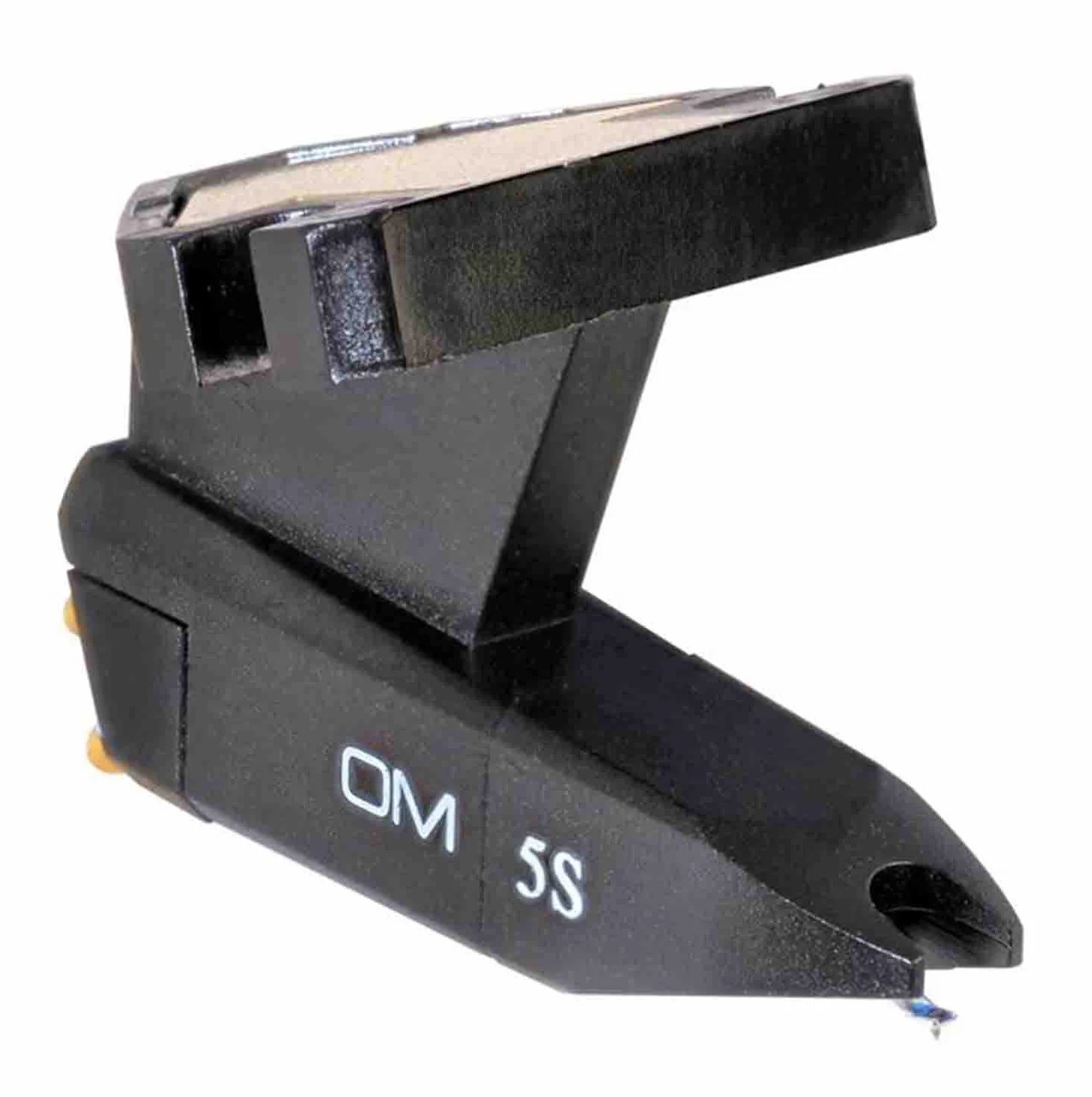 Ortofon OM 5S - Moving Magnet Tonabnehmer mit sphärischem Nadelschliff - geeignet für die Headshell-Montage von Oben und unten, für einfache Montage und Ausrichtung, schwarz
