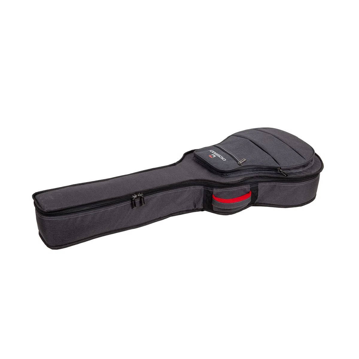 Crossrock Gitarren-Rucksacktasche, 10 mm gepolstert, für 40,6 cm Archtop-, Hollow-Body- und Jazz-E-Gitarren, leicht, passend für Gretsch, Ibanez, Epiphone, Gibson ES Series (CRSG107SADG)