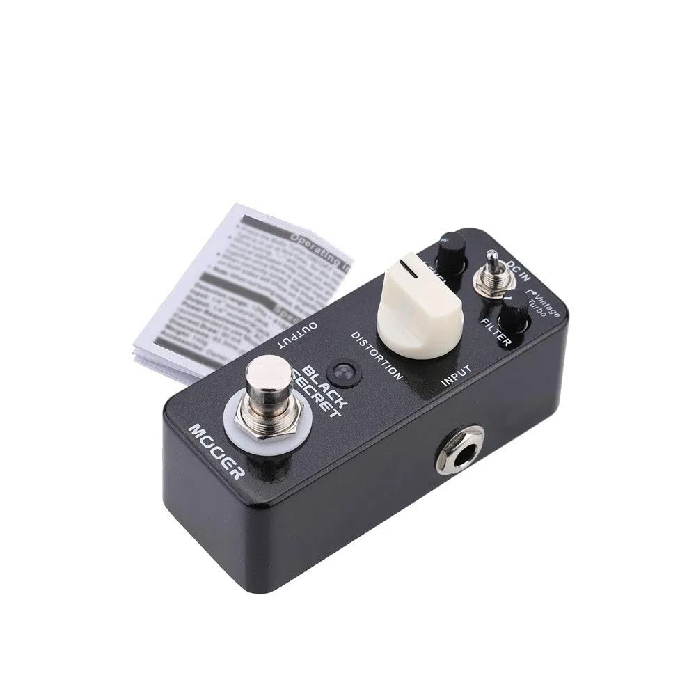 Mooer Secret Distortion Pedal | Verzerrer mit Vintage und Turbo Modus True Bypass
