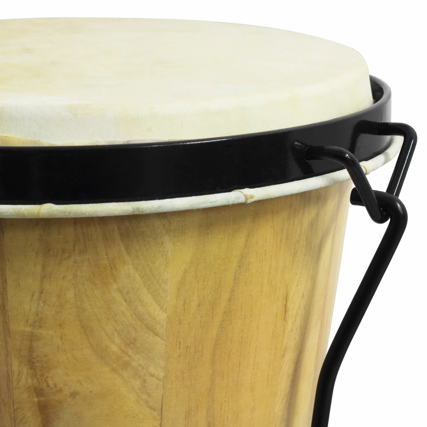 TIGER BON7-NT 6" & 7" Eichen-Bongos für Anfänger - Natur-Finish Bongos