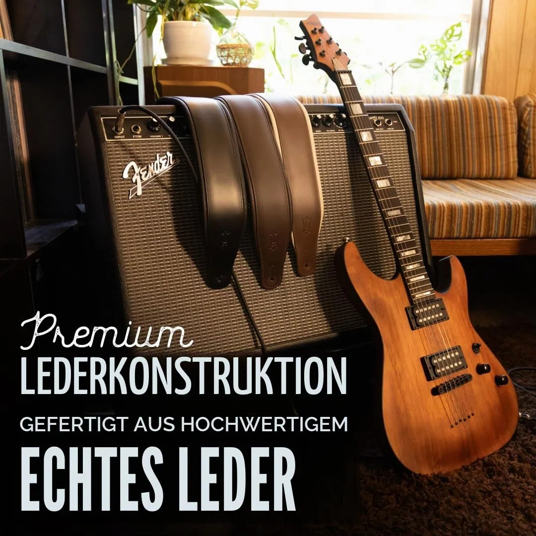 Levy's Leathers Amped Series Ledergurt für Gitarre