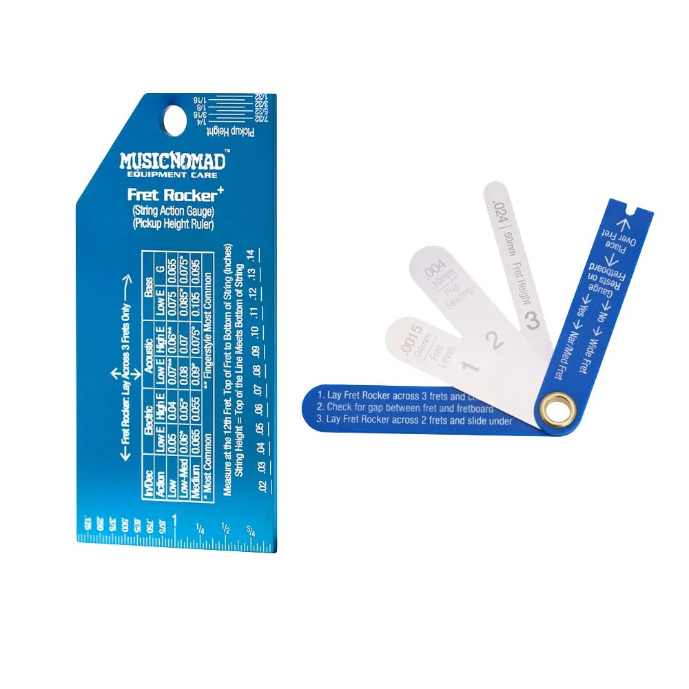 MusicNomad Precision Fret Rocker+ and Fret Gauge Kit (MN870)