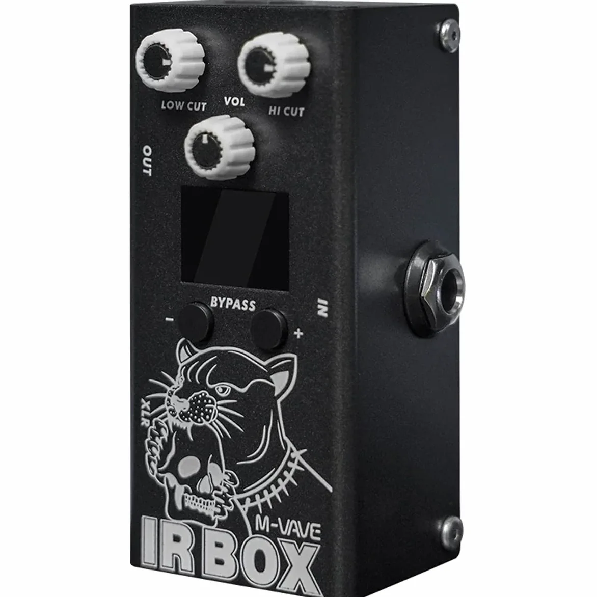 M-VAVE IRBOX Impulse Response Loader & Cab Simulator Pedal – Guitar & Bass Cabinet Simulation, Direct Recording IR Loader, USB IR Import, Compact Guitar Effects Pedal