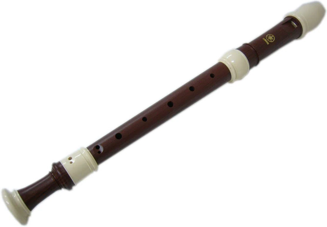 Yamaha B Flache Altblockflöte, Holz, moderner Stil
