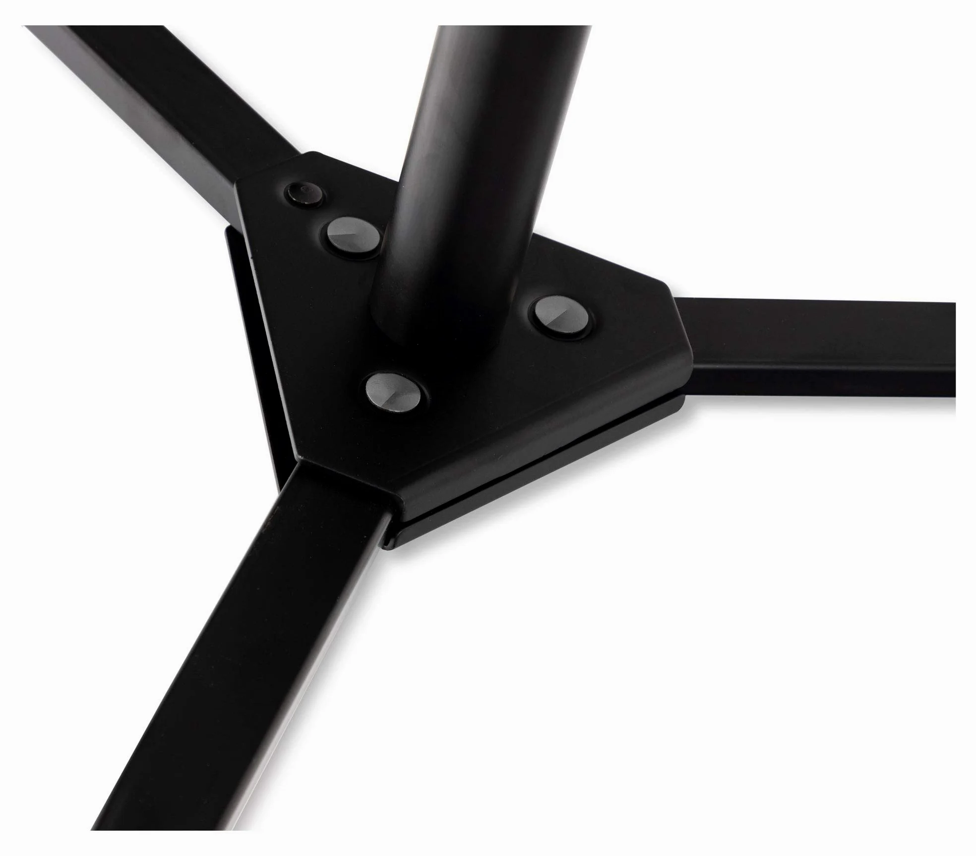 Pronomic SLS-20 Studio Monitor Stativ faltbar - klappbare Füße - höhenverstellbar von 75 cm bis 130 cm - Ablagefläche mit Moosgummistreifen für Monitorboxen oder HiFi-Lautsprecher - schwarz