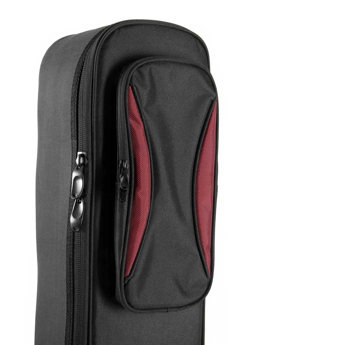 Fame Gigbag 4/4 Konzertgitarre, Dicke Polsterung, Halsstütze, 3 Zubehörfächer, Rucksackgarnitur, Wetterfest, Solide Reißverschlüsse, Gepolsterter Tragegriff, 2,29 kg
