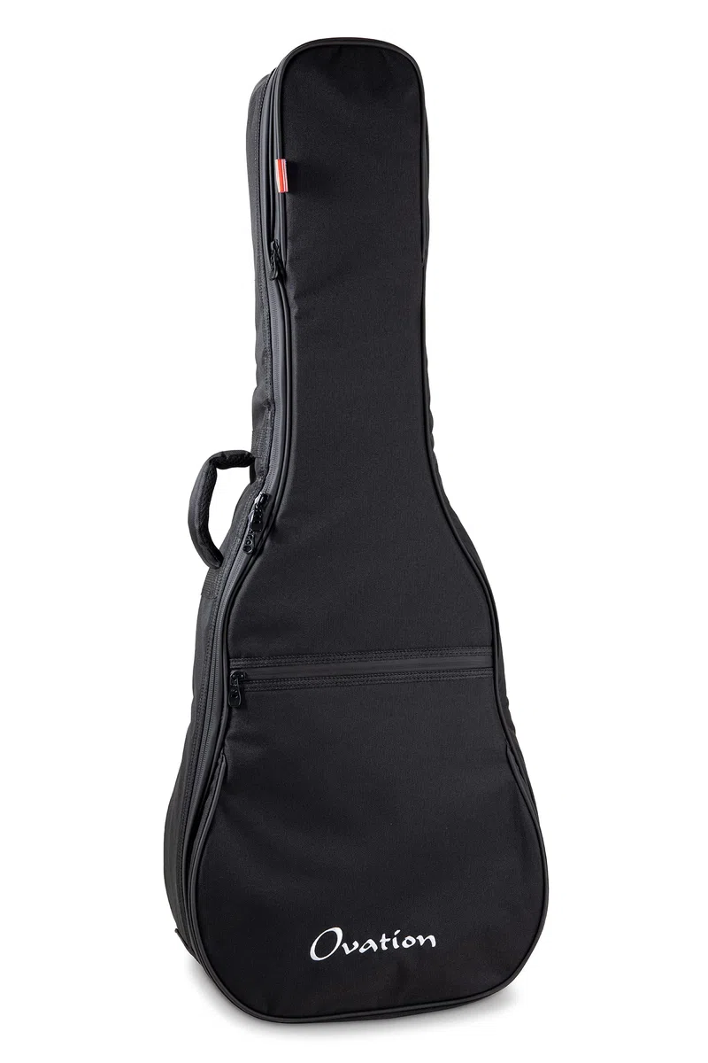 OVATION Guitars Gitarren Gig Bag Deluxe – passend für Deep Bowl/Mid-depth + 12-String – Cordura Tasche gepolstert – wasserabweisend – OVGB-DL-MD