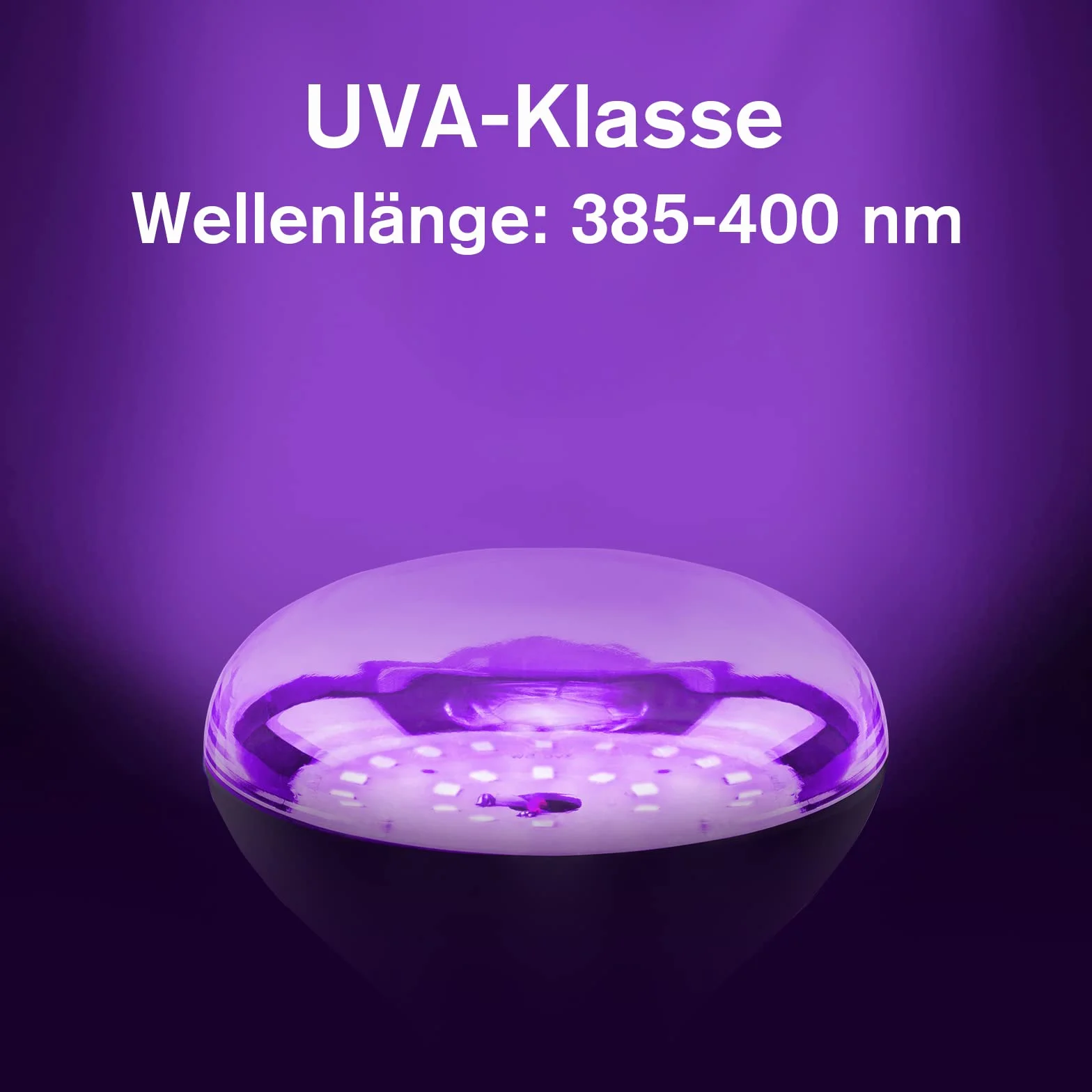 2er E27 15W UV Schwarzlicht Glühbirne, Black Light Bulb 385-400nm UVA Schwarzlichtlampe Beleuchtung,Partylicht Neonfarben für Halloween Party Disco Club Bar Körperkuns