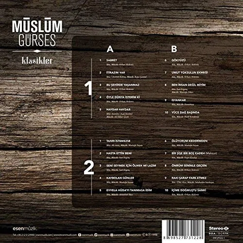 Müslüm Gürses - Klasikler (2 Plak)