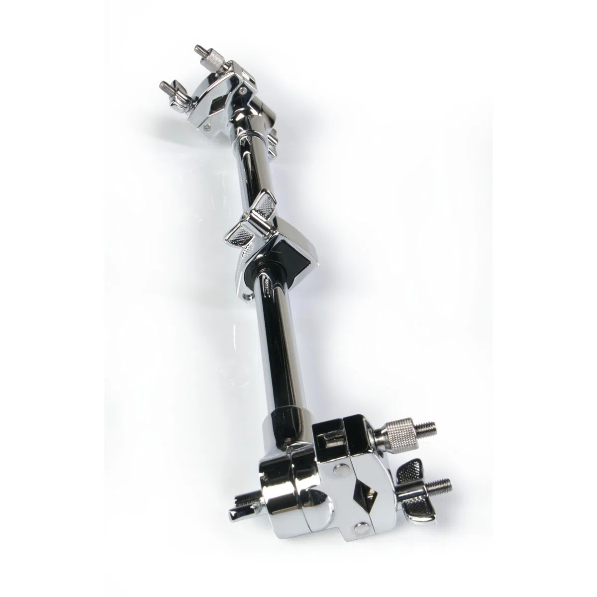 Professionelle Drum Multiclamp, 30-55 cm ausziehbar, drehbare Klammern, ergonomische Flügelschrauben, robuster Stahl, für alle Stative, flexibles Design